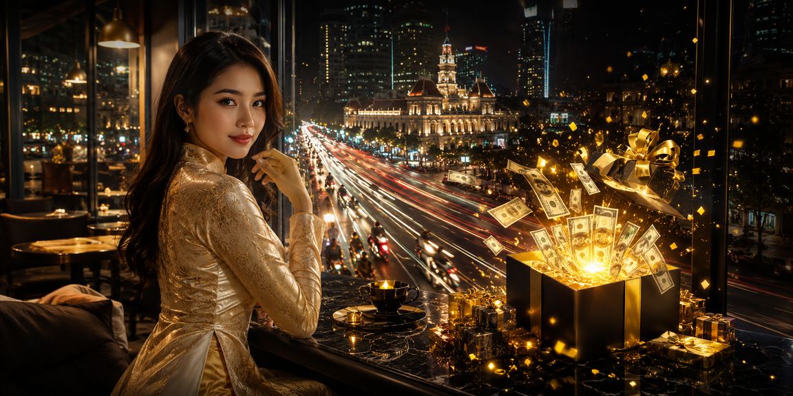 Cô gái mặc áo dài đặt cược tại casino Hồ Chí Minh